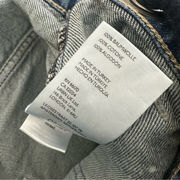 WE THE FREE Moxie Blue Slouchy Denim Jeans SZ 30 - Picture 8 of 9